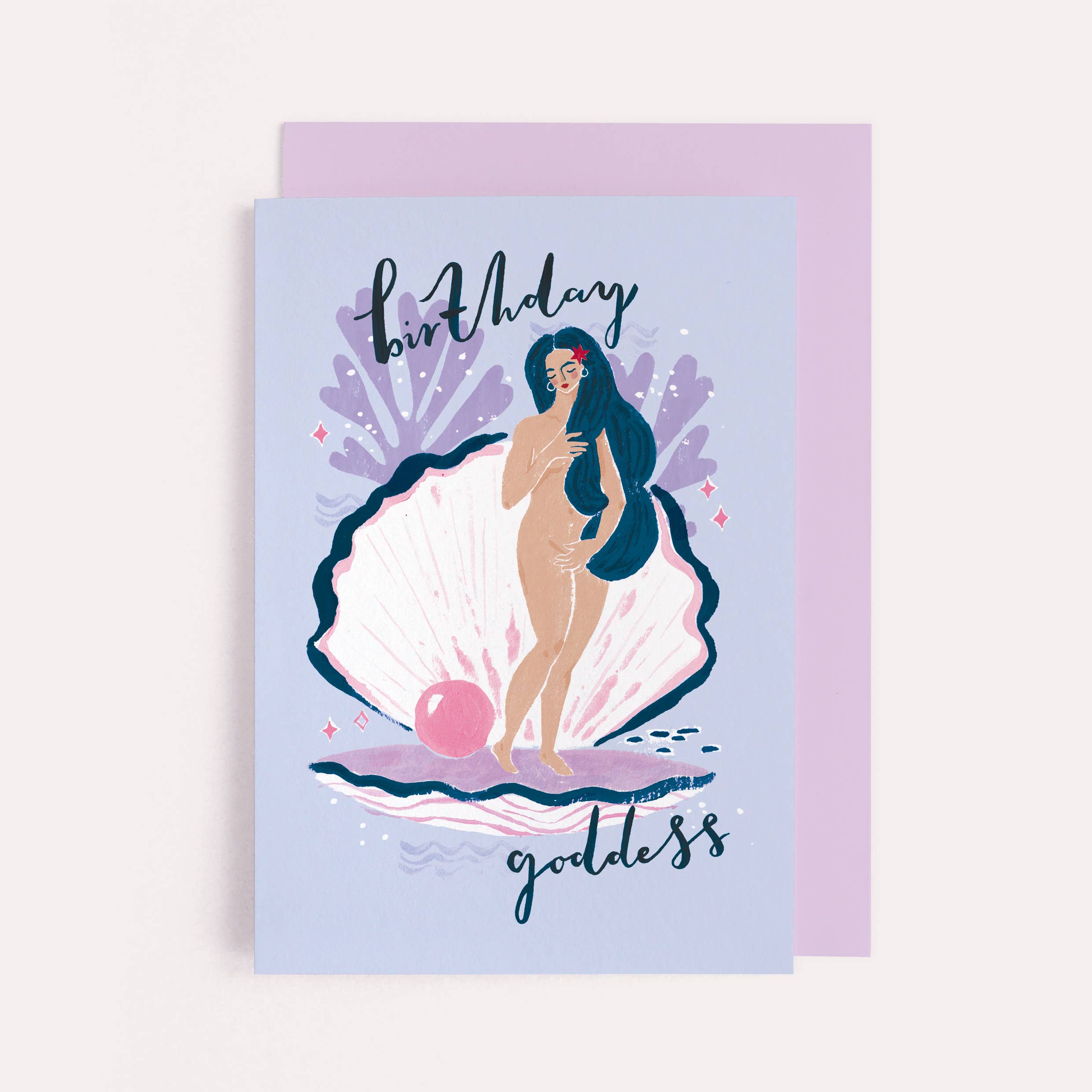 Birthday Goddess Greeting Card