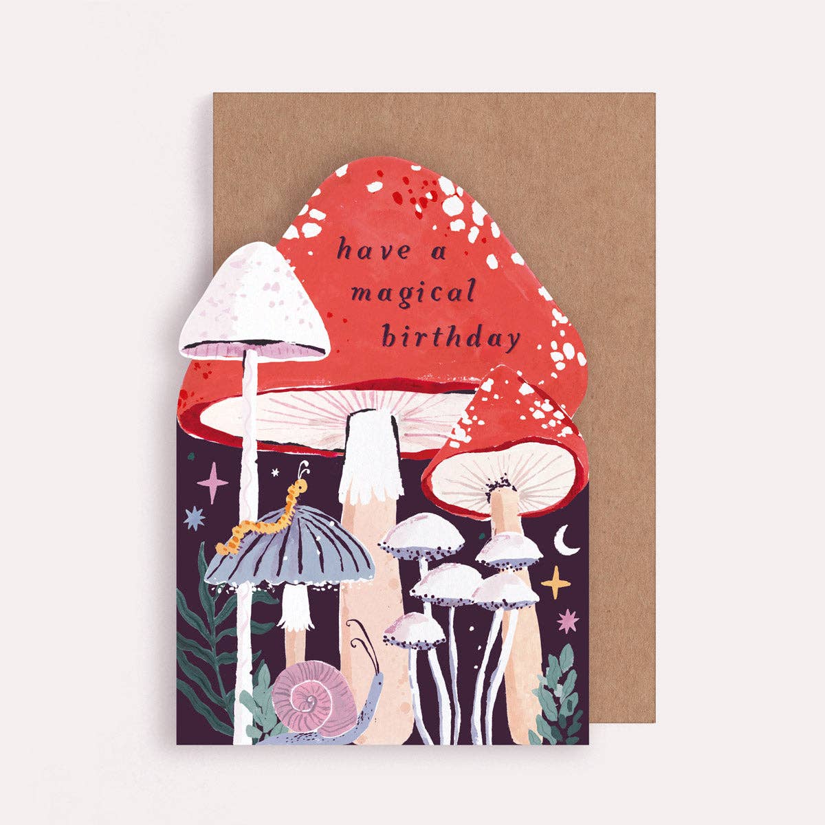 Mushroom Birthday Card | Magical Mushrooms Greeting Card