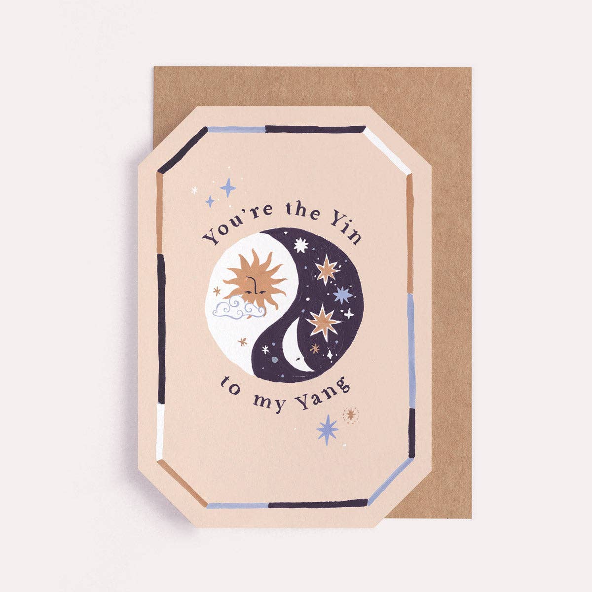 Yin Yang Greeting Card