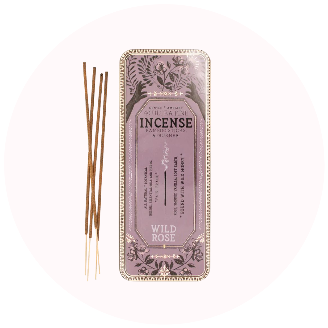 Wild Rose 40 Stick Premium Incense